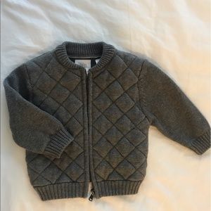 Zara bomber sweater jacket 3-6m